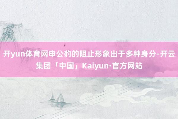 开yun体育网申公豹的阻止形象出于多种身分-开云集团「中国」Kaiyun·官方网站