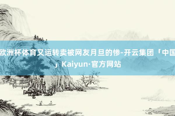 欧洲杯体育又运转卖被网友月旦的惨-开云集团「中国」Kaiyun·官方网站